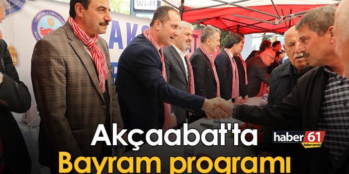 Akçaabat'ta Ramazan Bayramı programı