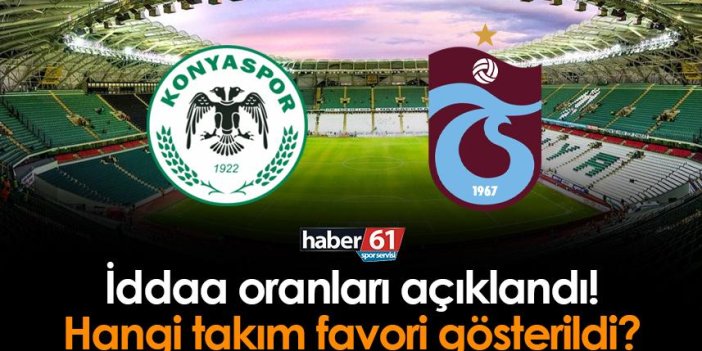 Konyaspor - Trabzonspor maçının iddaa oranları açıklandı! Hangi takım favori gösterildi?