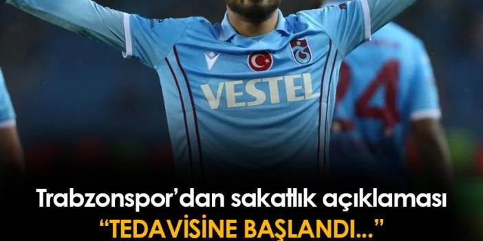 Trabzonspor'dan genç oyuncunun sağlık durumu için açıklama