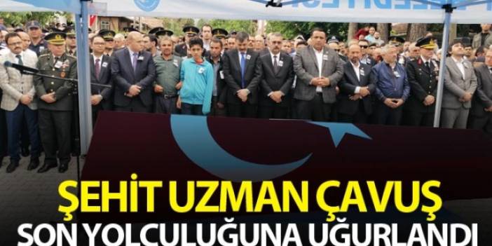 Şehit Uzman Çavuş Eyüp Kapaklıkaya son yolculuğuna uğurlandı