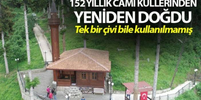 152 yıllık cami küllerinden yeniden doğdu