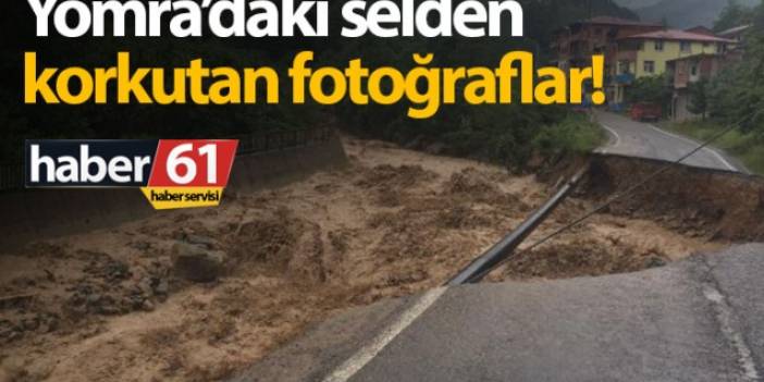 Yomra'daki selden fotoğraflar