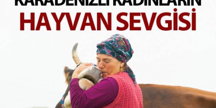 Karadenizli kadınların hayvan sevgisi