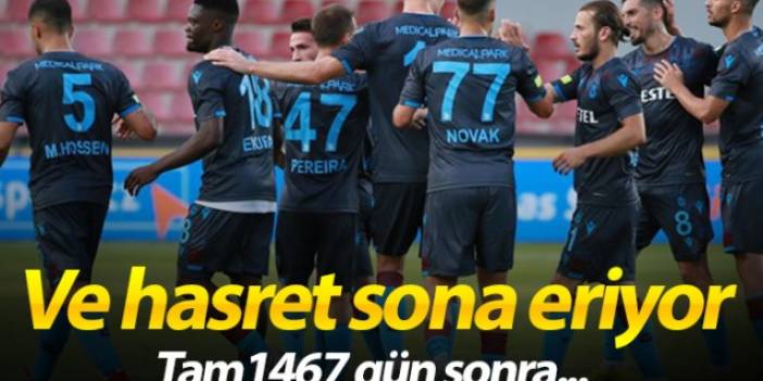 Trabzonspor'da hasret sona eriyor!