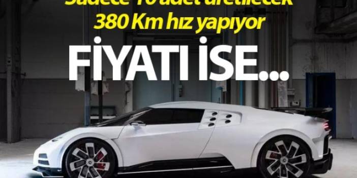 Bugatti yeni modeli Centodieci'yi sergiledi