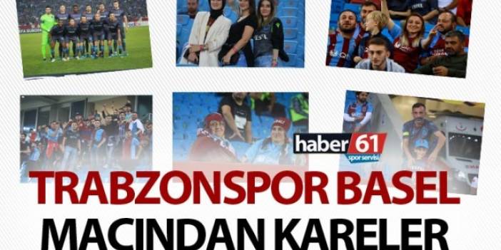 Trabzonspor Basel maçından kareler