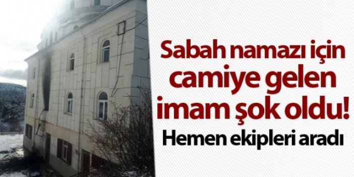 Sabah namazı için camiye gelen imam şok oldu