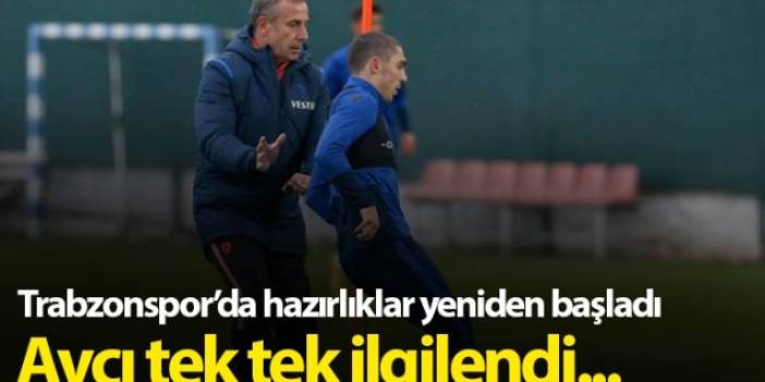 Trabzonspor'da Erzurum hazırlıkları yeniden başladı