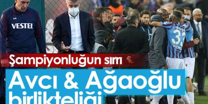 Trabzonspor'da şampiyonluğun sırrı. Foto Haber