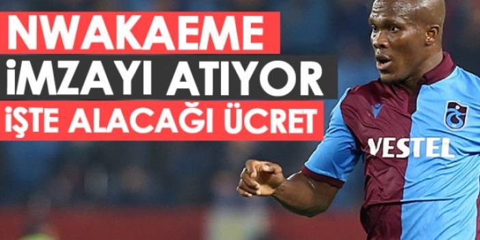 Trabzonspor'un eski yıldızı Nwakaeme imzayı atıyor! İşte alacağı ücret. Foto Galeri