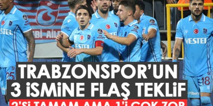 Trabzonspor’un 3 yıldızına talip oldular! 2’si tamam da 1’i çok zor!Foto Haber