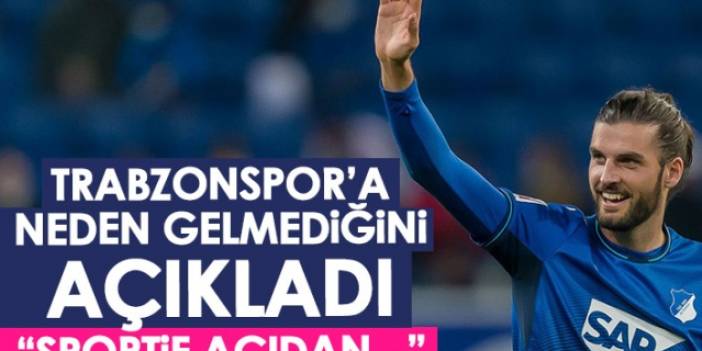 Gündemi meşgul etmişti! Trabzonspor'a neden gelmediğini açıkladı! Foto Galeri