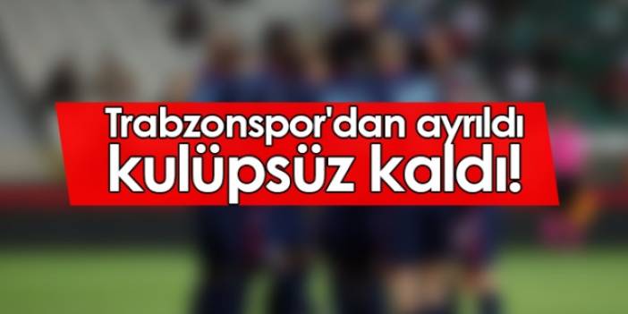 Trabzonspor'dan ayrıldı kulüpsüz kaldı! Foto Galeri