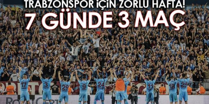 Trabzonspor için zorlu hafta! 7 günde 3 maç. Foto Haber