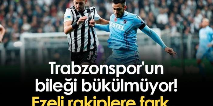 Trabzonspor'un bileği bükülmüyor! Ezeli rakiplere fark...Foto Galeri