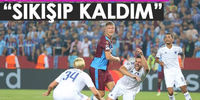 Trabzonspor'un golcüsü Cornelius'tan Kopenhag itirafı