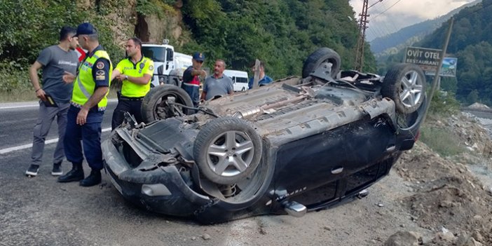 Rize'de trafik kazasında bir kişi hayatını kaybetti