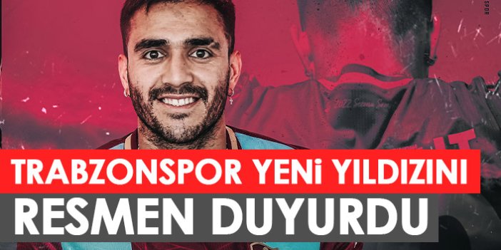 Trabzonspor yıldız transferini resmen duyurdu