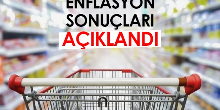 Enflasyon sonuçları açıklandı