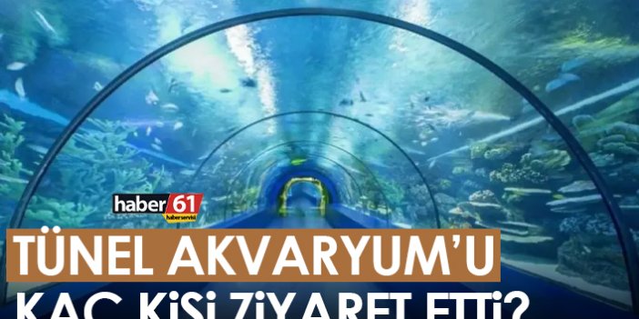 Tünel Akvaryum'u kaç kişi ziyaret etti?