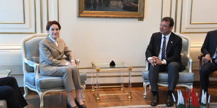 Meral Akşener'den Ekrem İmamoğlu'na ziyaret