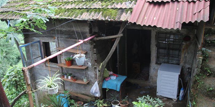 Rize'de köy sakinleri o aile için seferber oldu