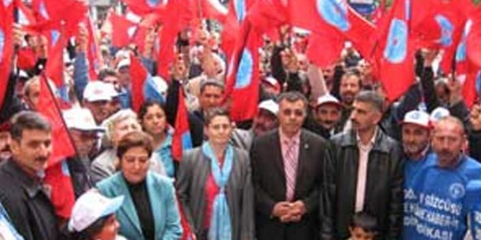 Trabzon'da Greve Destek