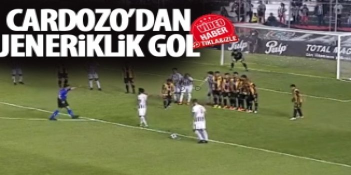 Oscar Cardozo'dan Jeneriklik gol