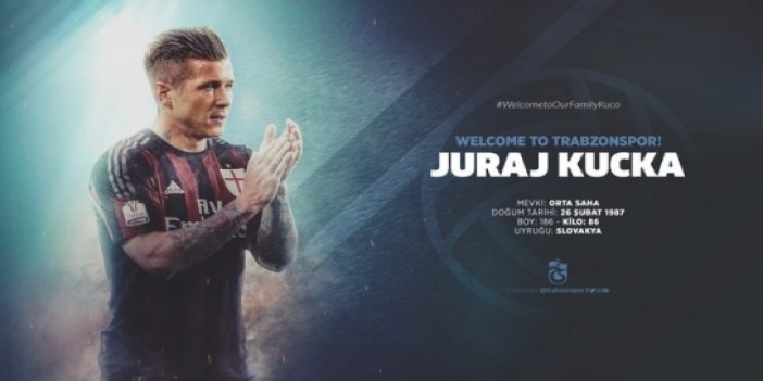 Trabzonspor'dan Kucka'ya hoşgeldin klibi