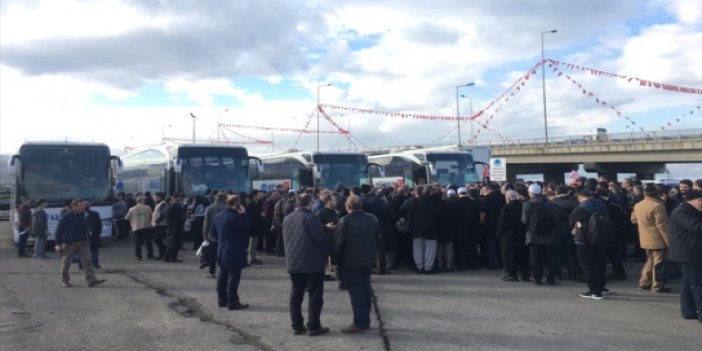 “Halep’e Yol Açın” konvoyu Trabzon’dan yola çıktı