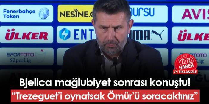 Trabzonspor'da Bjelica maç sonrası konuştu: "Trezeguet'i oynatsak Ömür'ü soracaktınız..."