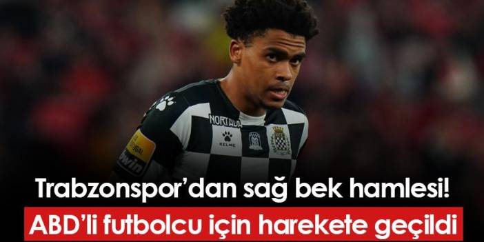 Trabzonspor'dan sağ bek hamlesi! ABD'li oyuncu gündemde