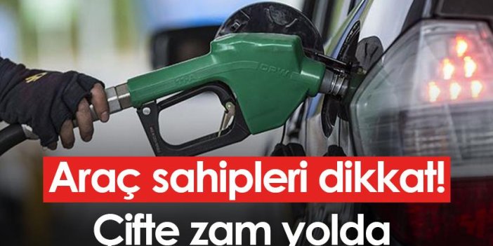 Araç sahipleri dikkat! Çifte zam yolda 