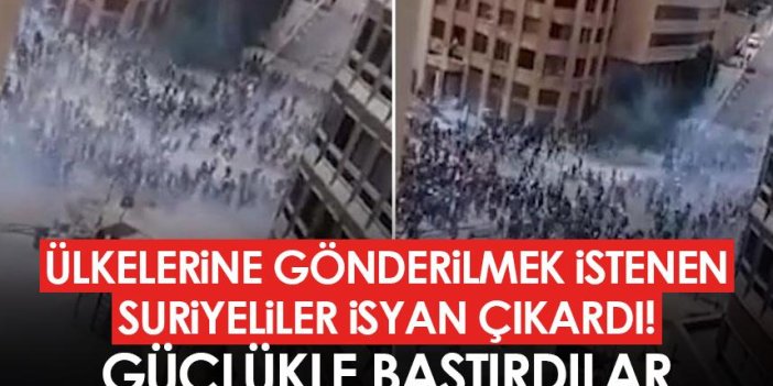 Suriyelileri ülkelerine göndermek isteyen Lübnan isyanları zor bastırdı