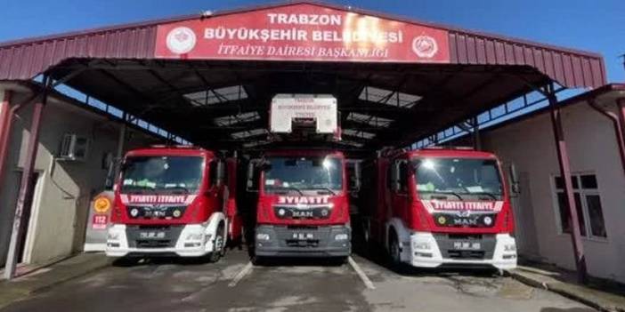 Trabzon’a 4 adet yeni itfaiye aracı