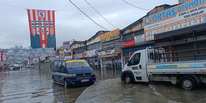 Türkiye’de en çok yağış düşen 2. il Samsun oldu