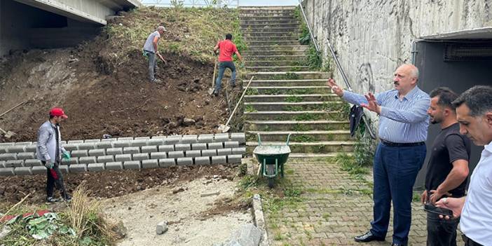 Araklı'da altgeçitler yeniden düzenleniyor