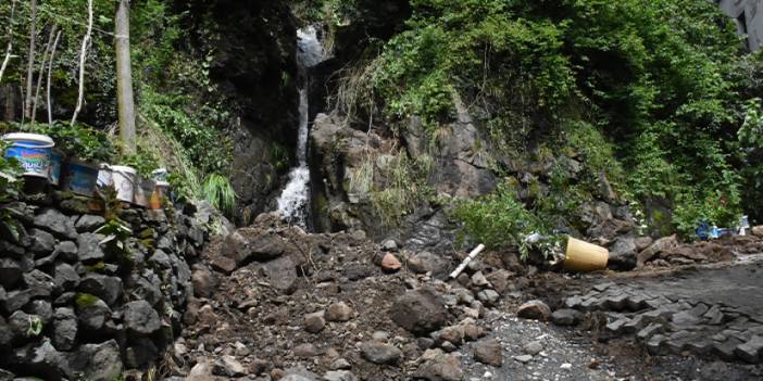 Giresun'da sağanak yağış olumsuz etkiledi