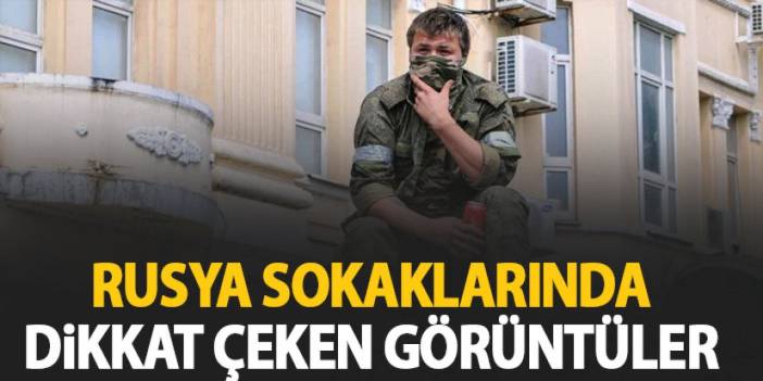 Rusya'da yaşanan isyandan dikkat çeken görüntüler