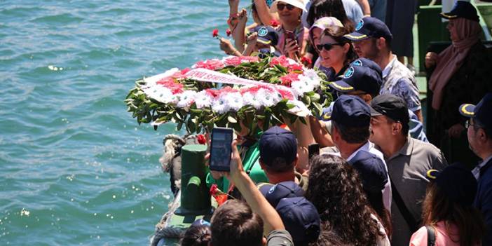 Giresun'da batan gemideki şehitler anıldı