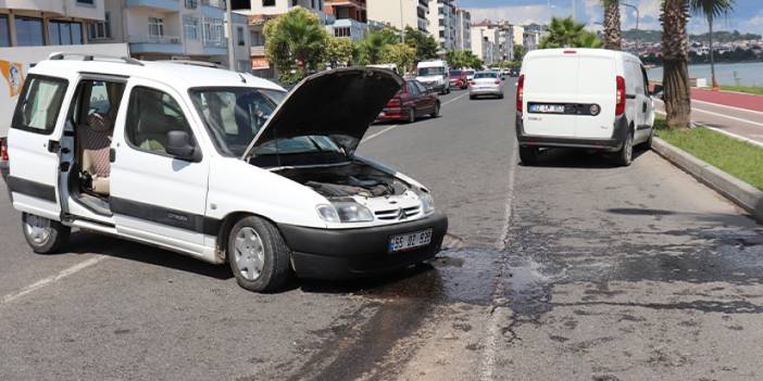 Ordu'da trafik kazası! 2 kişi yaralandı. 17-Temmuz-2023