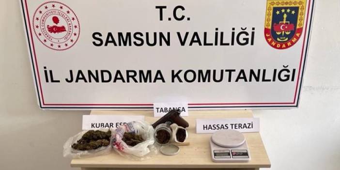 Samsun'da jandarmadan uyuşturucu operasyonu: 1 gözaltı