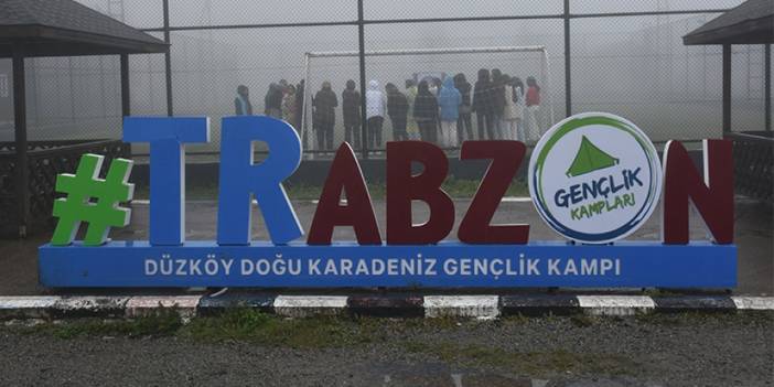 Trabzon'da gençlik kampı! 128 öğrenci ağırlandı