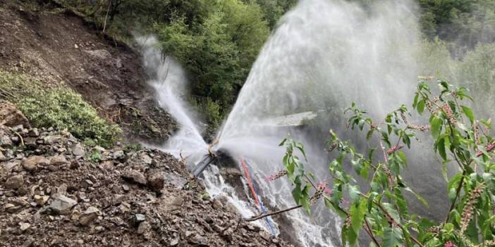 Artvin'de sağanak etkili oldu! Hatila Vadisi'ne ulaşılamıyor