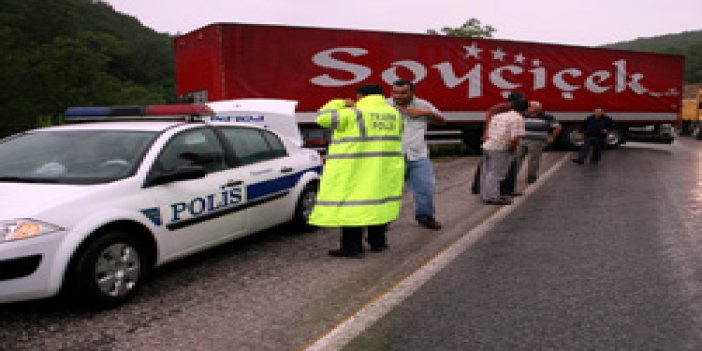 Samsun'da yolcu otobüsü kazası