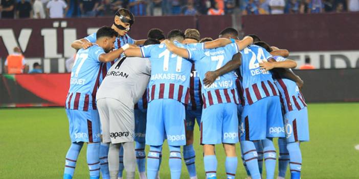 Trabzonspor pendikspor maçında sahaya böyle çıkacak. 30-09-2023