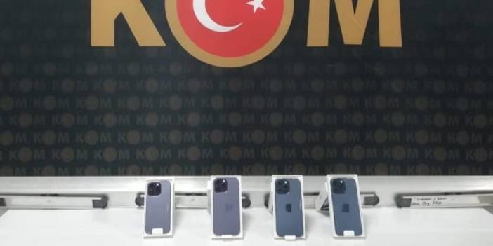 Trabzon’da kaçak telefon yakalandı! Bakın nereden çıktı