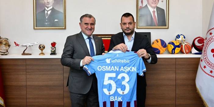 Trabzonspor'dan Bakan Bak'a ziyaret!