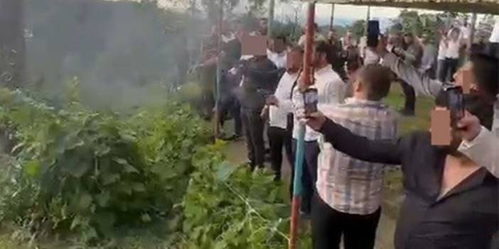 Trabzon'da yan yana dizildiler silahları ateşlediler! 7 şüpheliye gözaltı