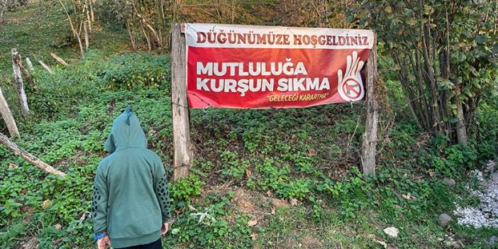 Ordu'da düğünde maganda kurşununa böyle önlem aldı